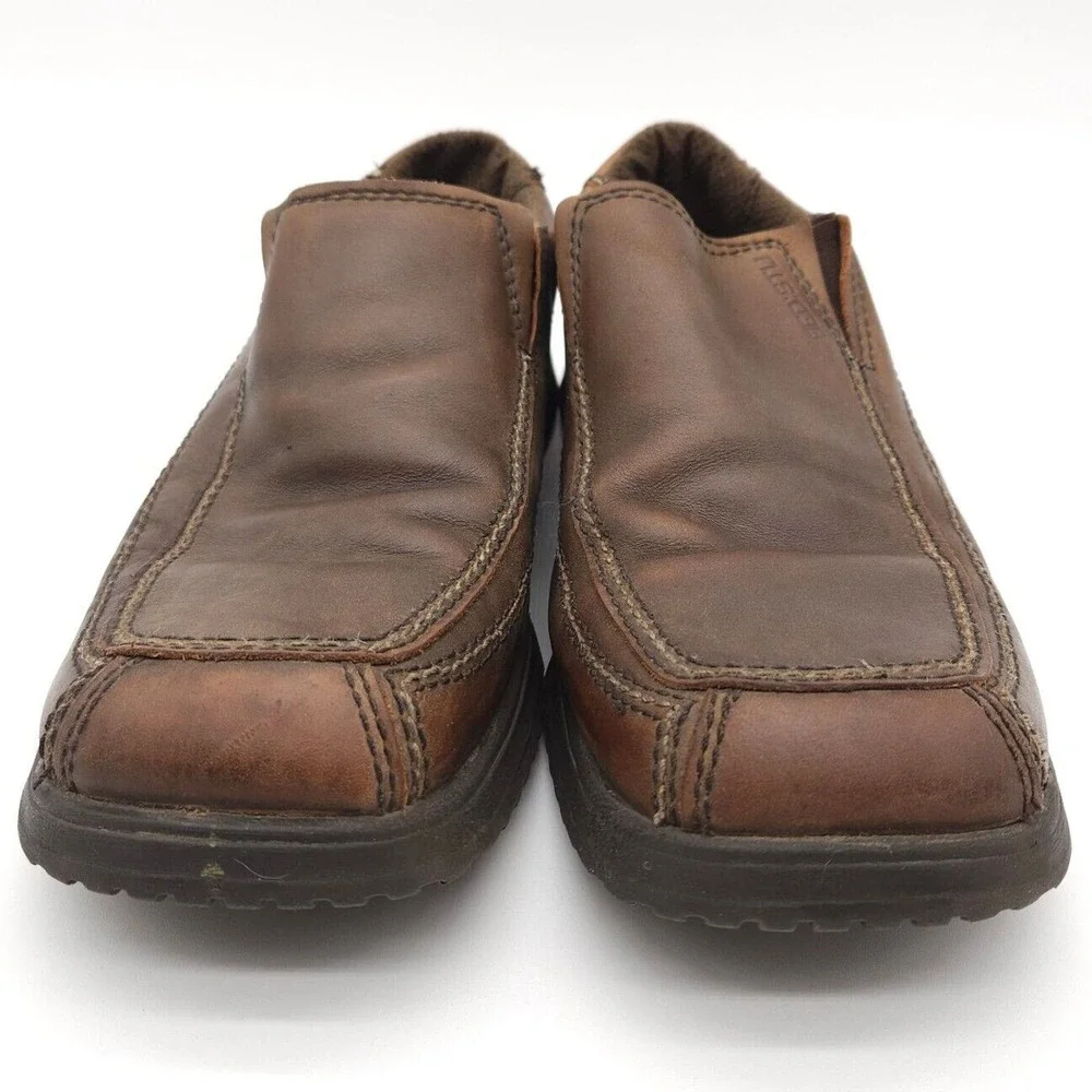 Bed Stu (Mens Size 10) Loafers Brown Leather Slip On Dress Casual Shoes Moc Toe‎